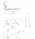 Alternator Ignition Diagram and Parts List for 217302-0122-H1  Briggs and Stratton Engine